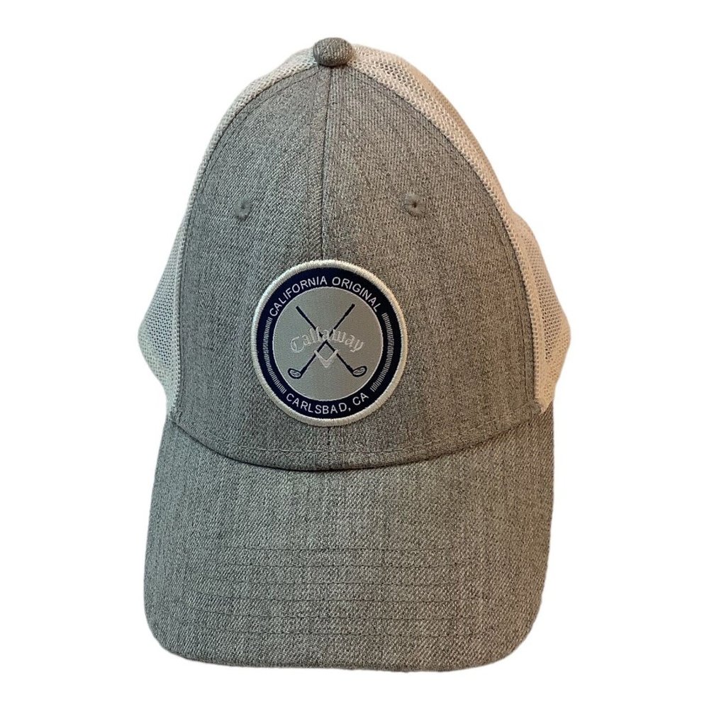 Callaway Golf Snapback Cap Carlsbad California Original Gray/White